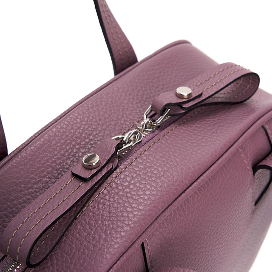 Женская сумка Dr. Koffer из натуральной кожи розовая