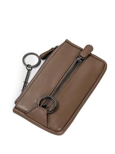 Портмоне Dr.Koffer из натуральной кожи бежевое