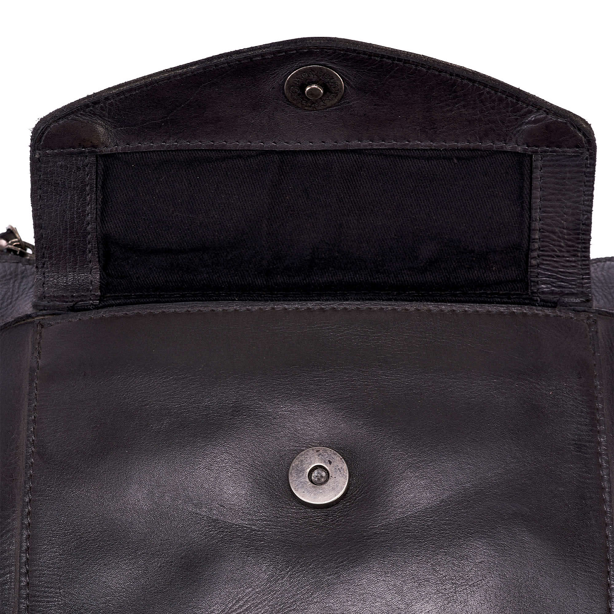 Сумка через плечо Dr.Koffer из натуральной кожи серая