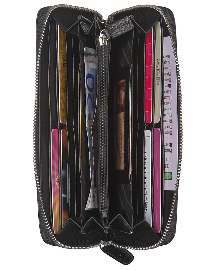 Кожаное женское портмоне с текстурированной поверхностью  Dr.Koffer X510330-212-04