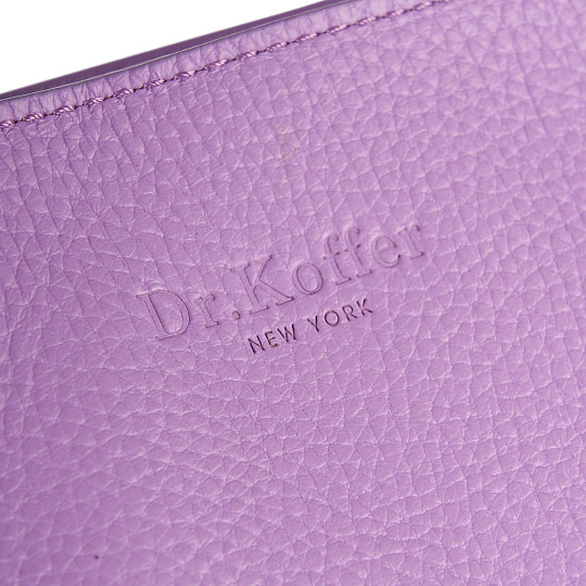 Женская сумка Dr. Koffer из натуральной кожи розовая