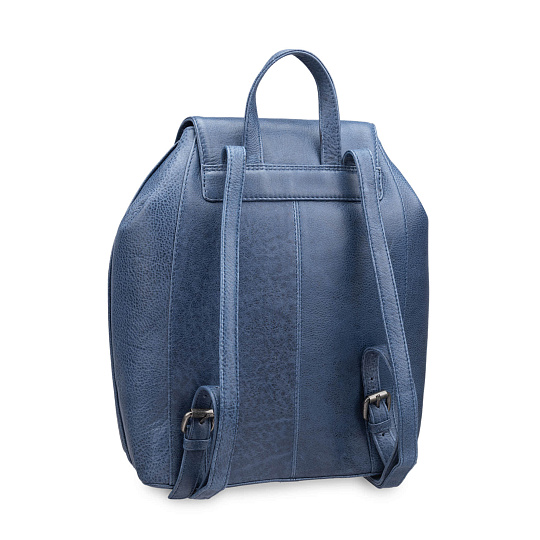 Рюкзак Dr.Koffer из натуральной кожи синий