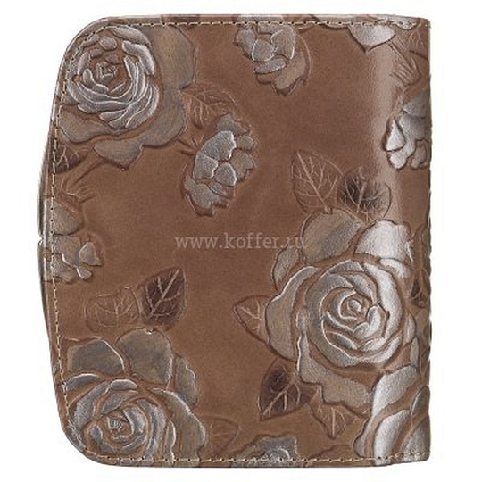 Кошелек  Dr.Koffer из натуральной кожи бежевый