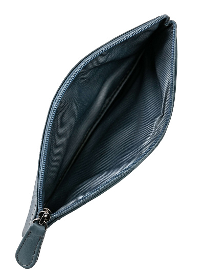 Очечник Dr.Koffer из натуральной кожи голубой