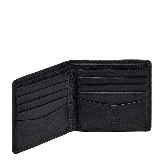 Портмоне Dr.Koffer из натуральной кожи черное