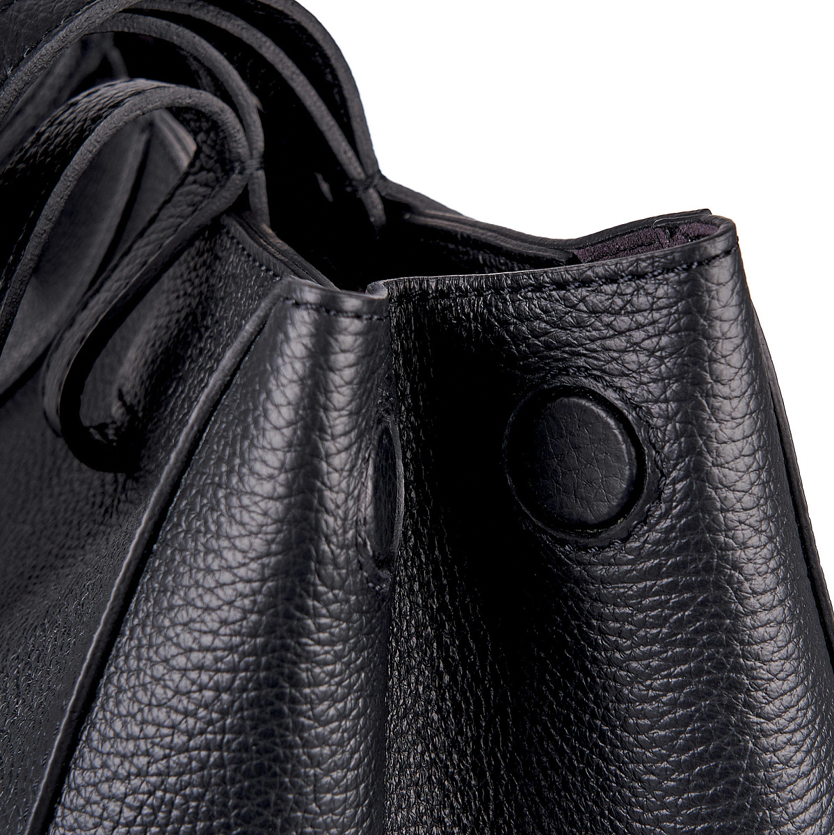 Женская сумка Dr. Koffer из натуральной кожи черная