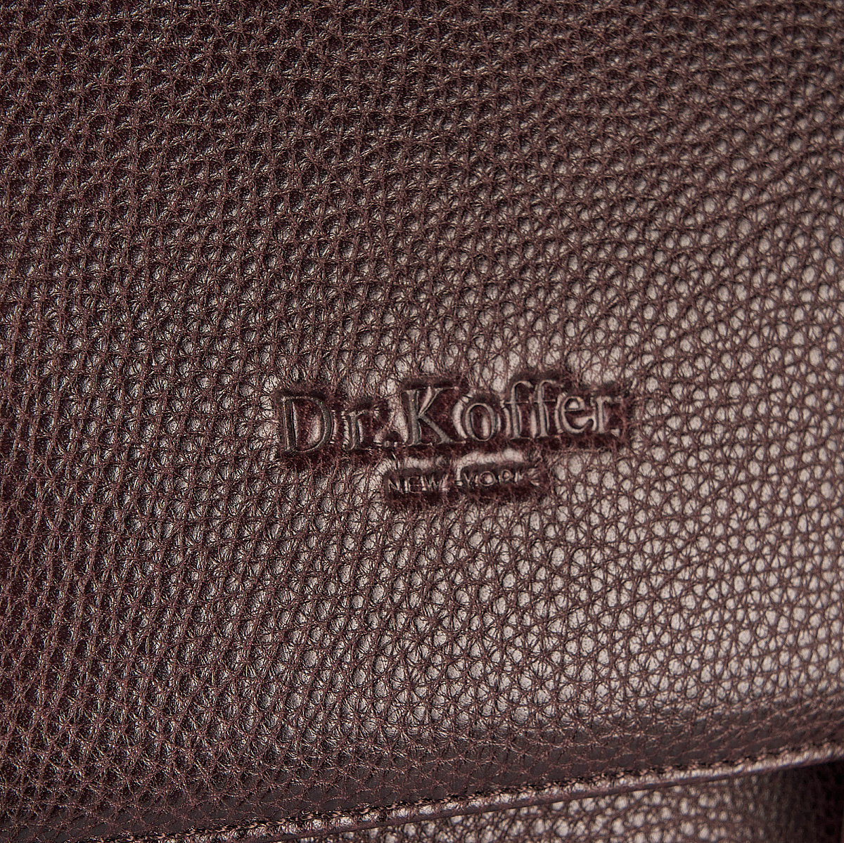 Сумка планшет Dr.Koffer из натуральной кожи коричневый