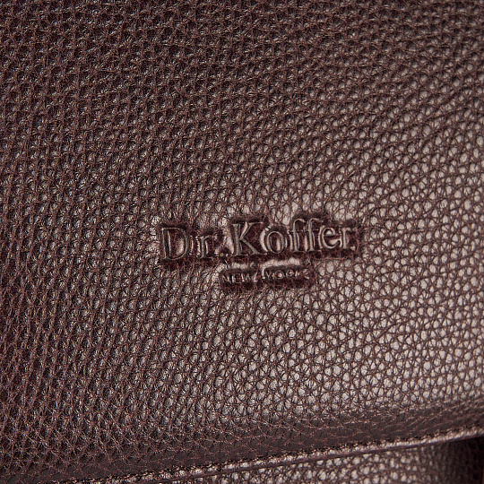 Сумка планшет Dr.Koffer из натуральной кожи коричневый