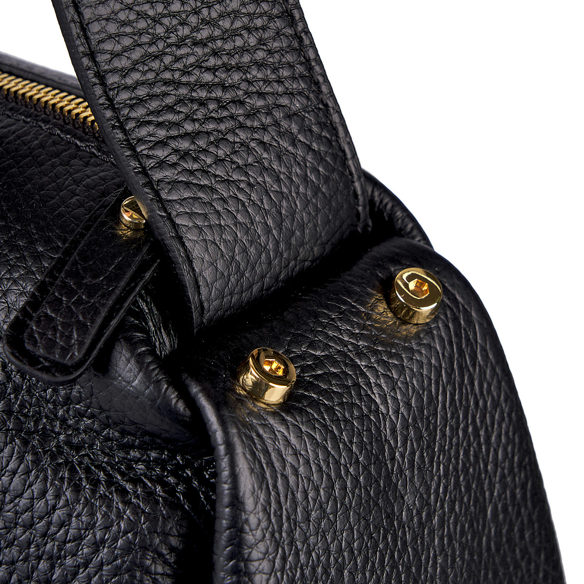 Женская сумка Dr.Koffer из натуральной кожи черная