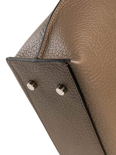 Женская сумка Dr. Koffer из натуральной кожи коричневая