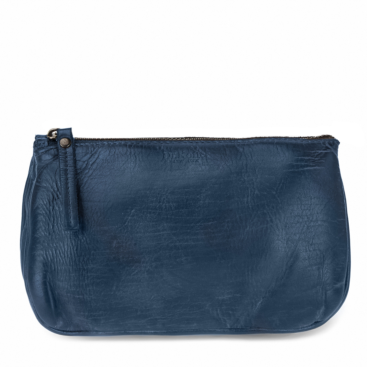 Сумка через плечо Dr.Koffer из натуральной кожи синяя