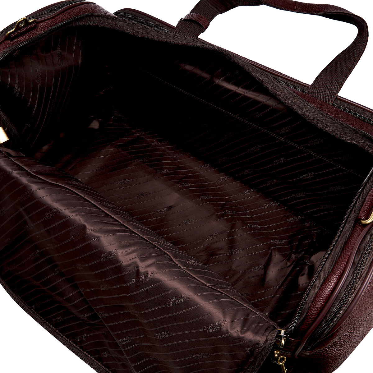 Сумка дорожная на колесах Dr.Koffer из натуральной кожи