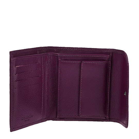 Портмоне Dr.Koffer из натуральной кожи розовое