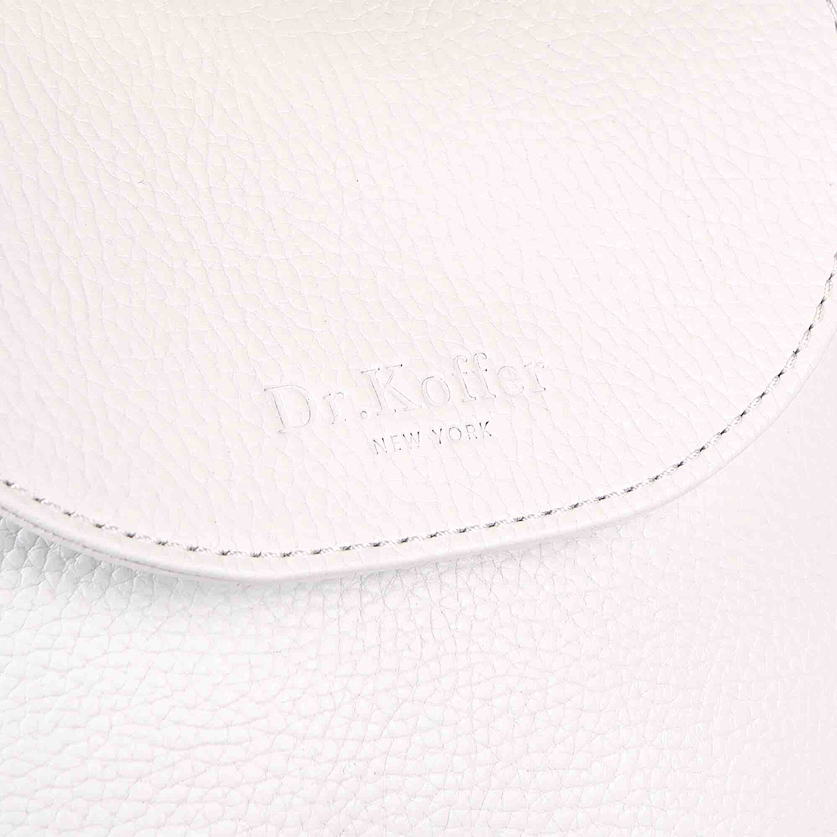 Женская сумка Dr. Koffer из натуральной кожи белая