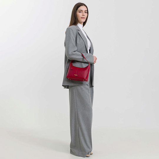 Женская сумка  Dr. Koffer из натуральной кожи красная