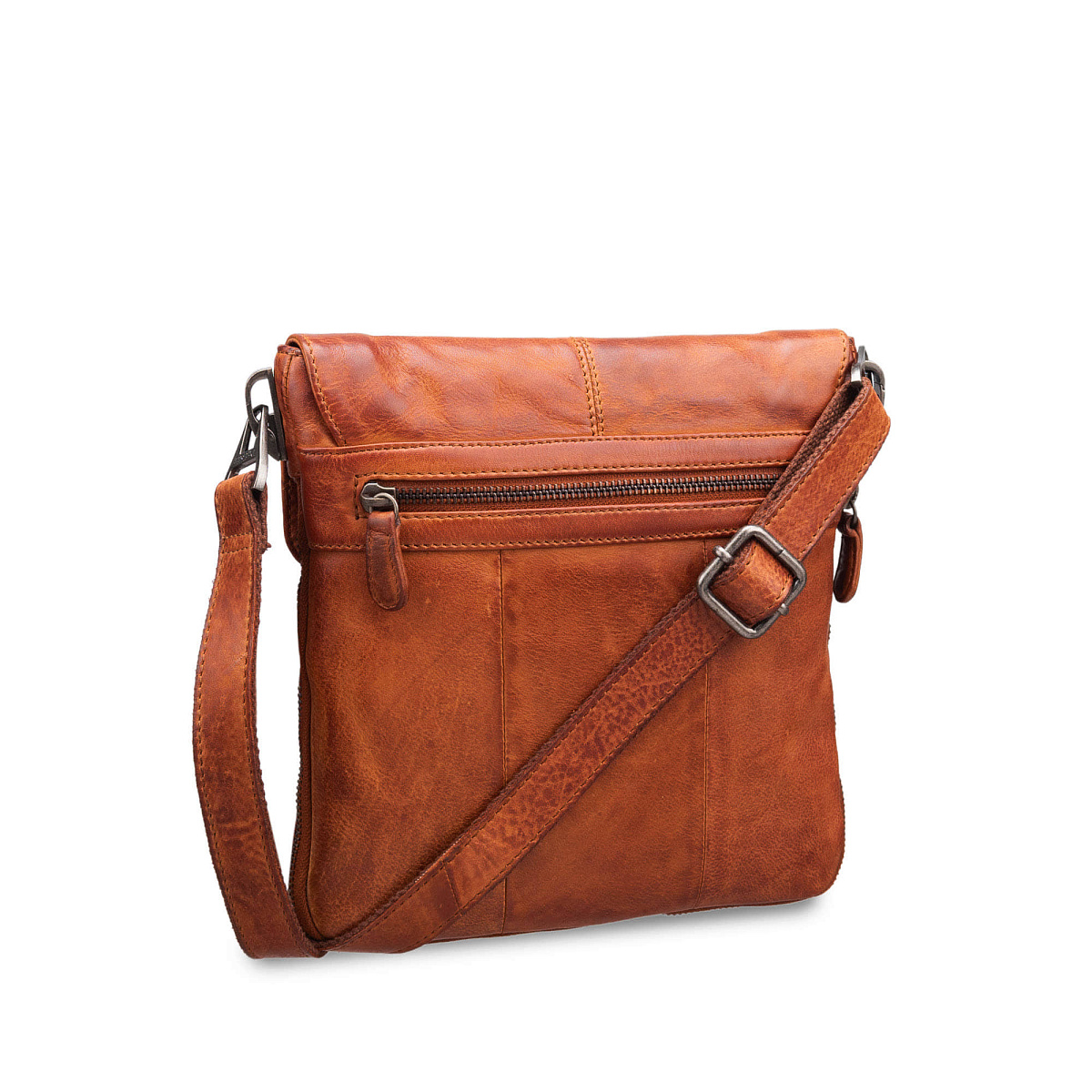 Сумка через плечо Dr.Koffer из натуральной кожи коричневая