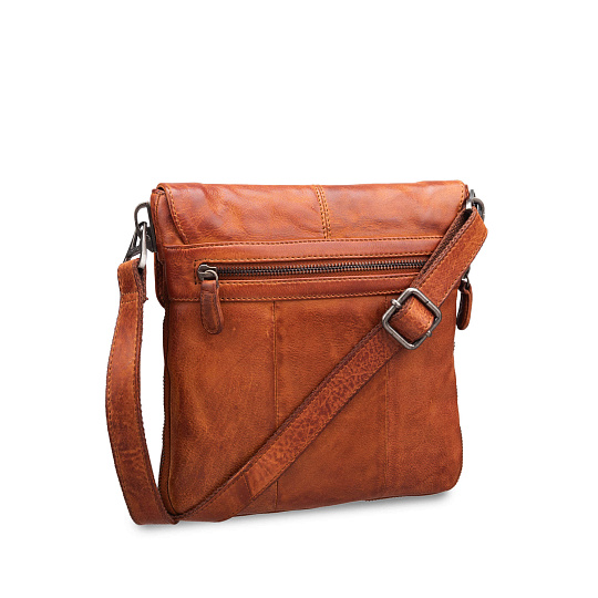 Сумка через плечо Dr.Koffer из натуральной кожи коричневая