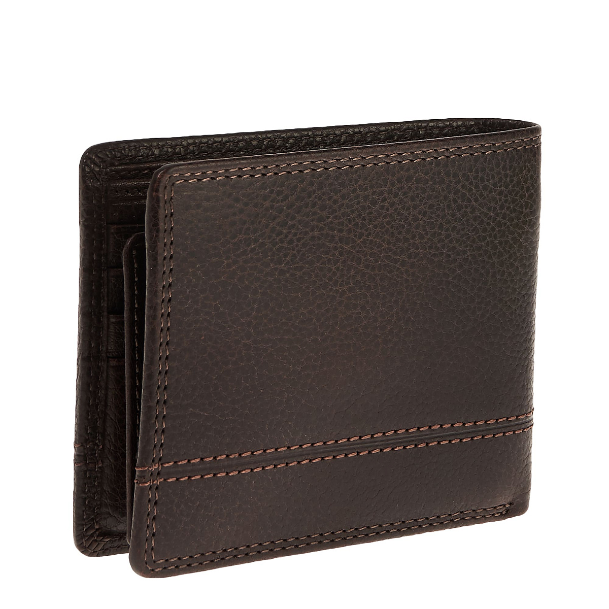 Портмоне Dr.Koffer из натуральной кожи коричневое