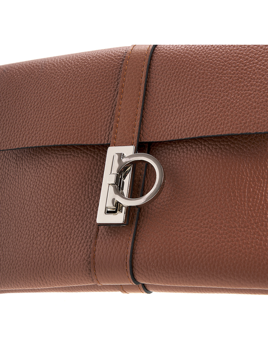 Женская сумка Dr. Koffer из натуральной кожи коричневая