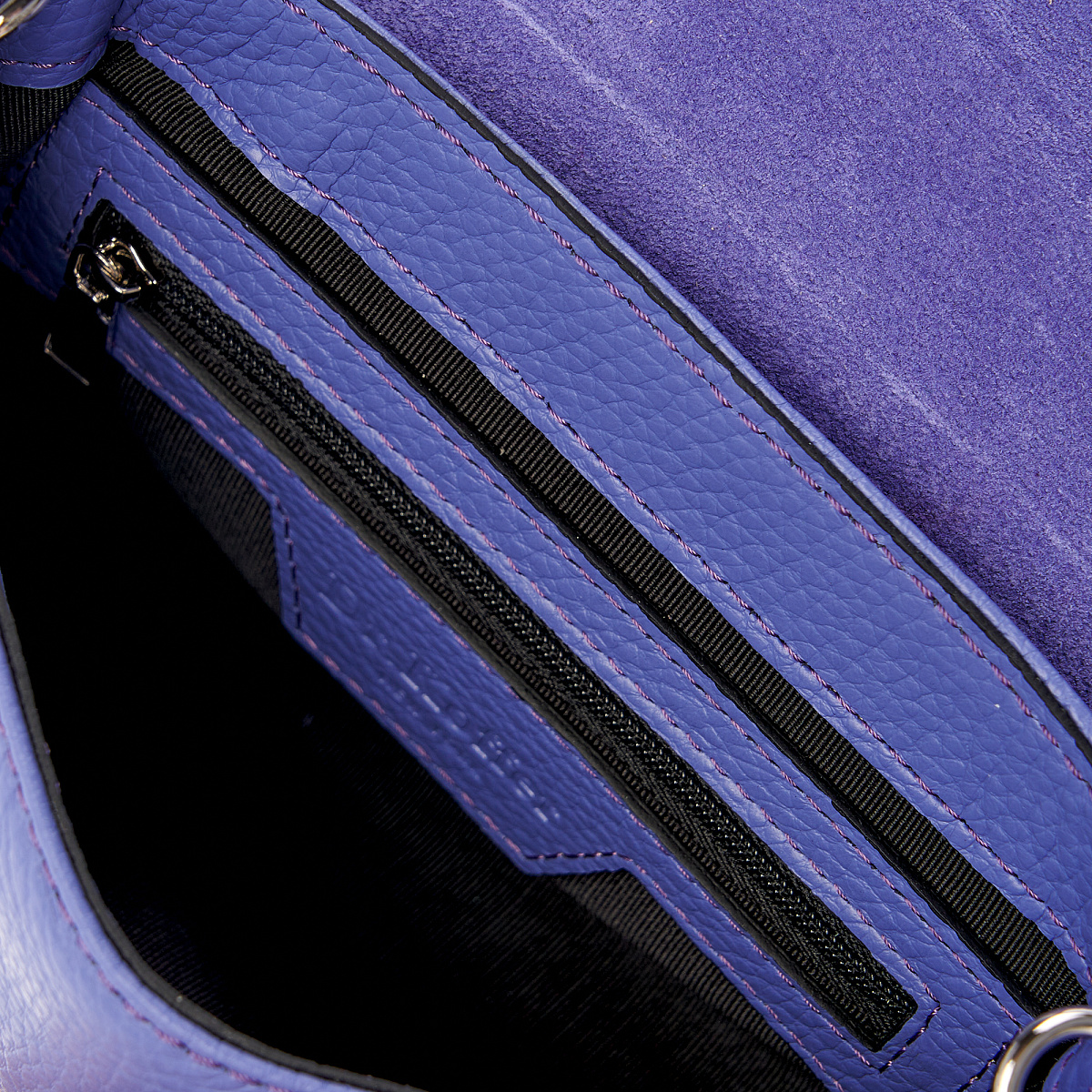 Женская сумка Dr. Koffer из натуральной кожи фиолетовая