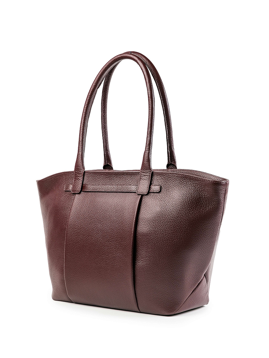 Женская сумка Dr.Koffer из натуральной кожи бордовая