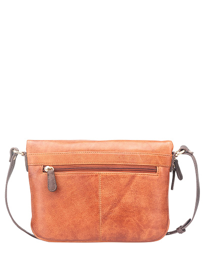 Женская сумка Dr. Koffer из натуральной кожи коричневая