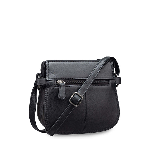 Женская сумка Dr.Koffer из натуральной кожи чёрная