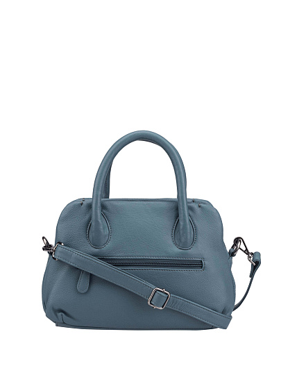 Женская сумка Dr.Koffer из натуральной кожи голубая