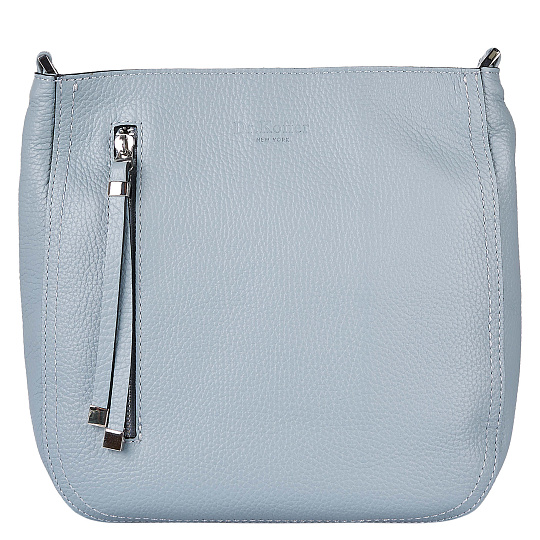 Женская сумка Dr. Koffer из натуральной кожи голубая
