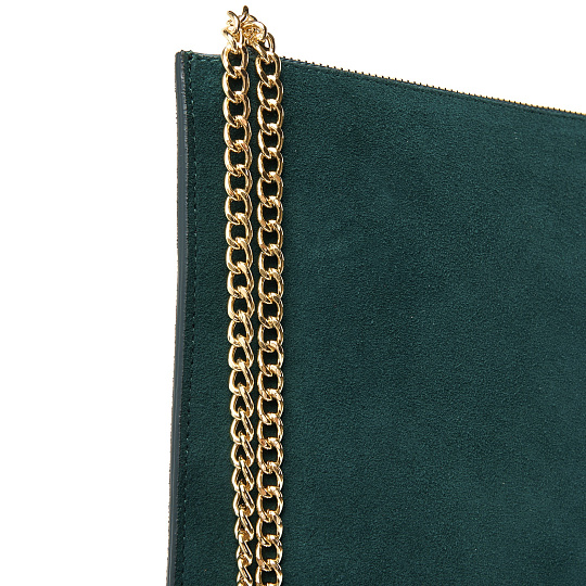 Женская сумка  Dr. Koffer из натуральной кожи зеленая