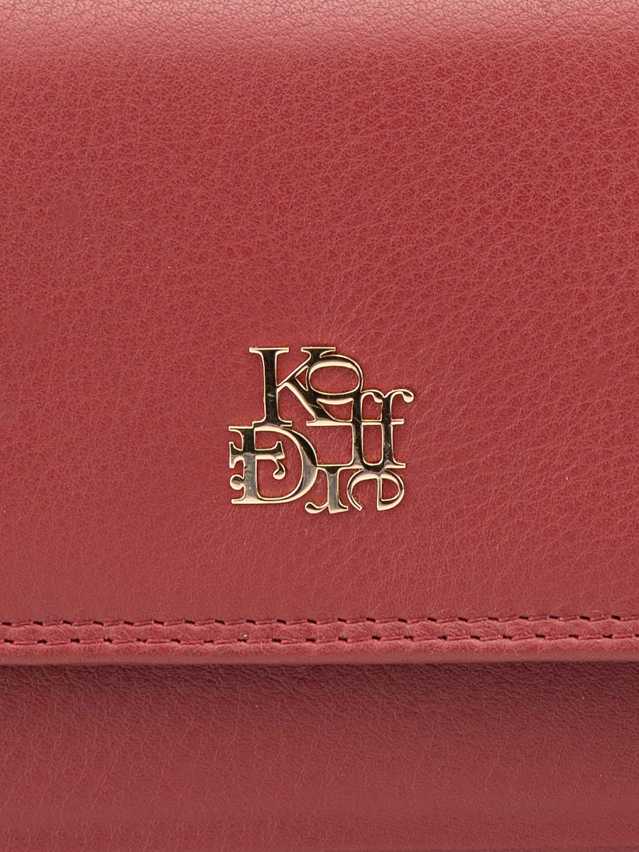 Портмоне Dr.Koffer из натуральной кожи черное