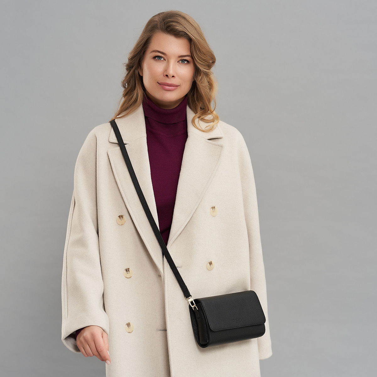 Др.Коффер 7015BR-04 кросс-боди женский