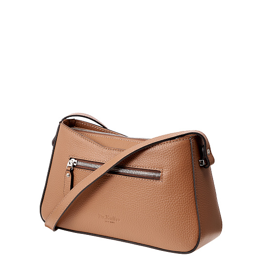 Женская сумка Dr.Koffer из натуральной кожи коричневая