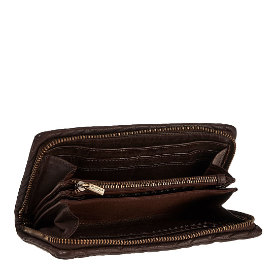 Портмоне Dr.Koffer из натуральной кожи коричневое