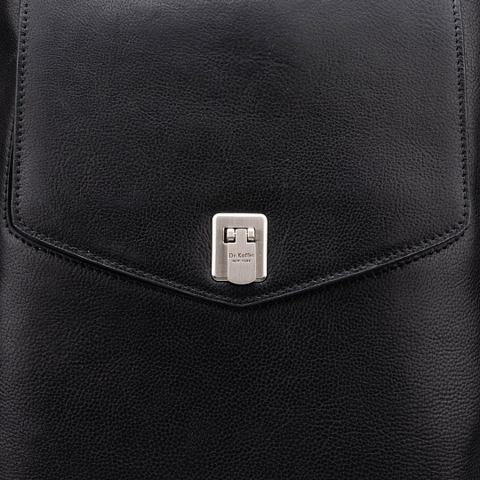 Рюкзак Dr.Koffer из натуральной кожи черный