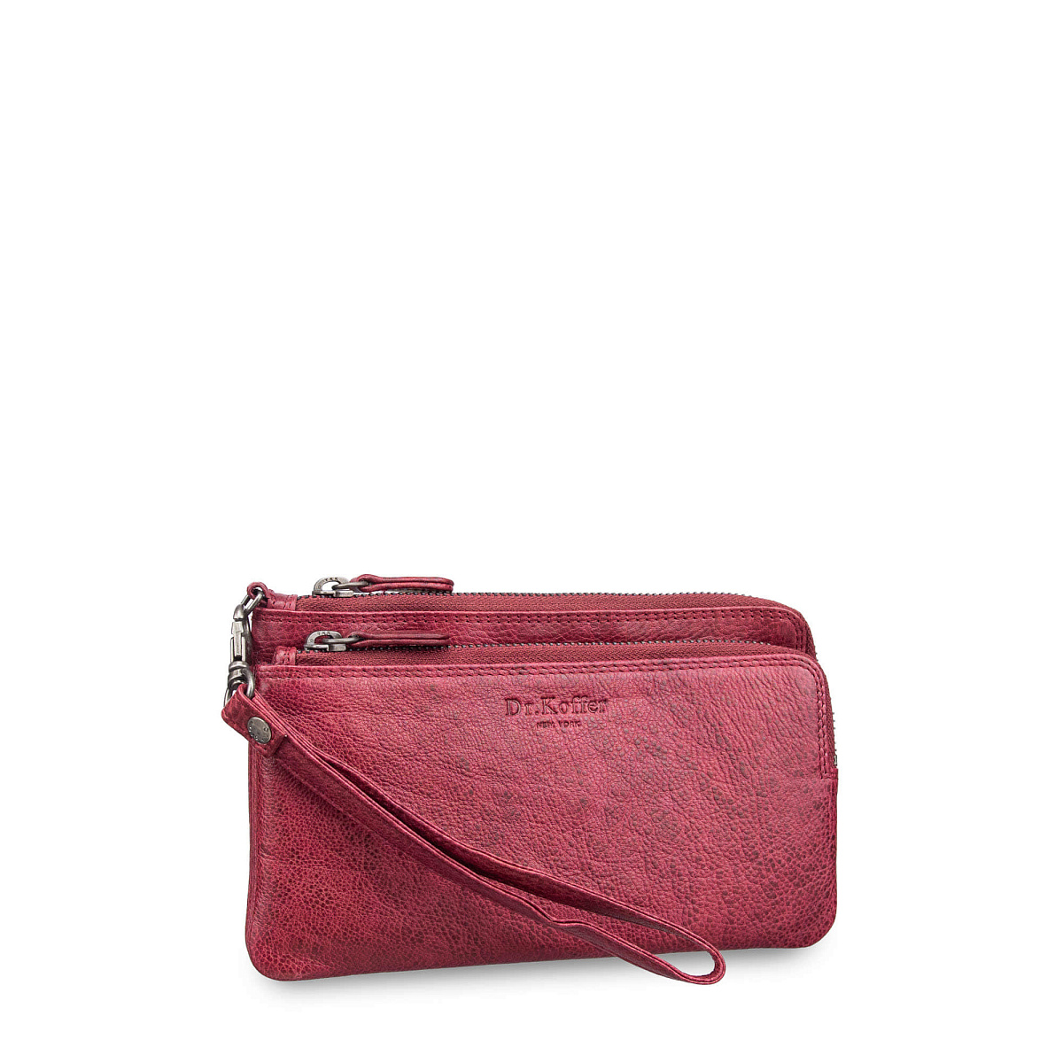 Портмоне Dr.Koffer из натуральной кожи красное