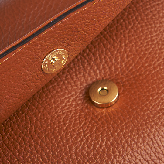 Женская сумка Dr. Koffer из натуральной кожи коричневая