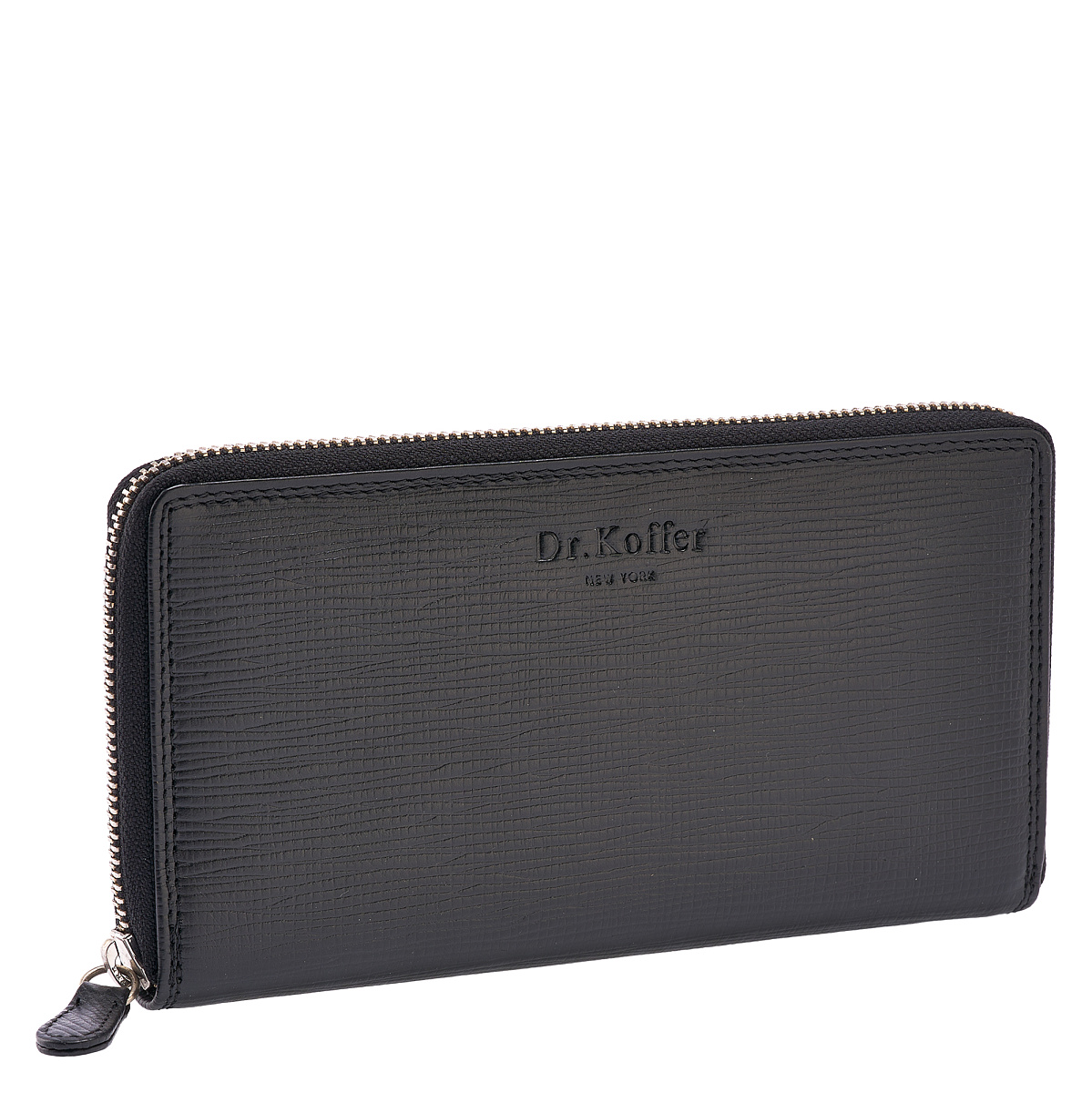 Портмоне Dr.Koffer из натуральной кожи черное