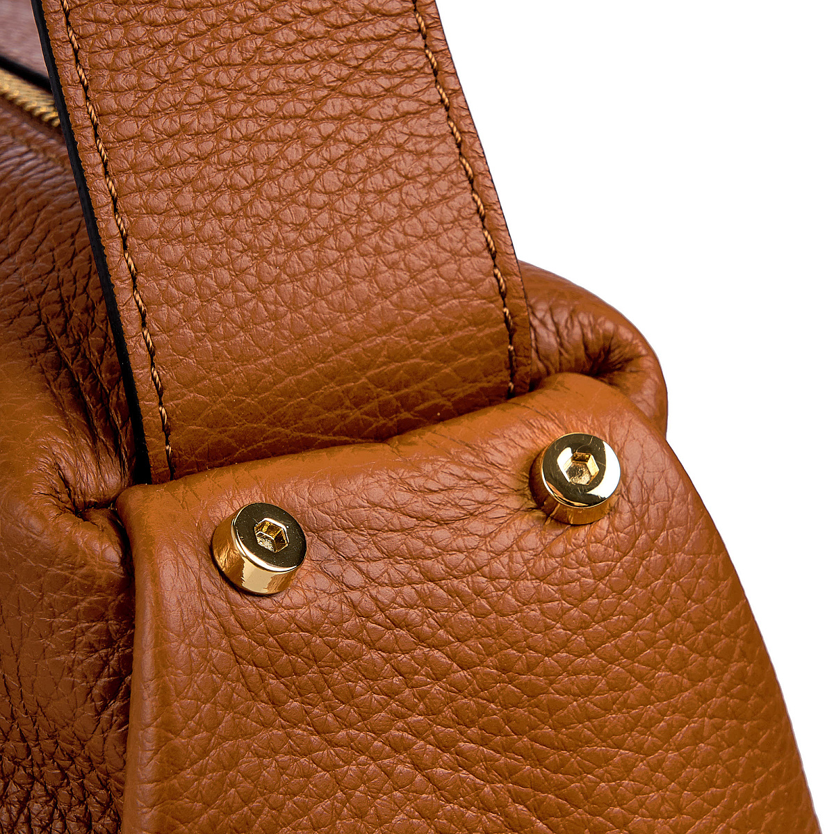 Женская сумка Dr. Koffer из натуральной кожи коричневая