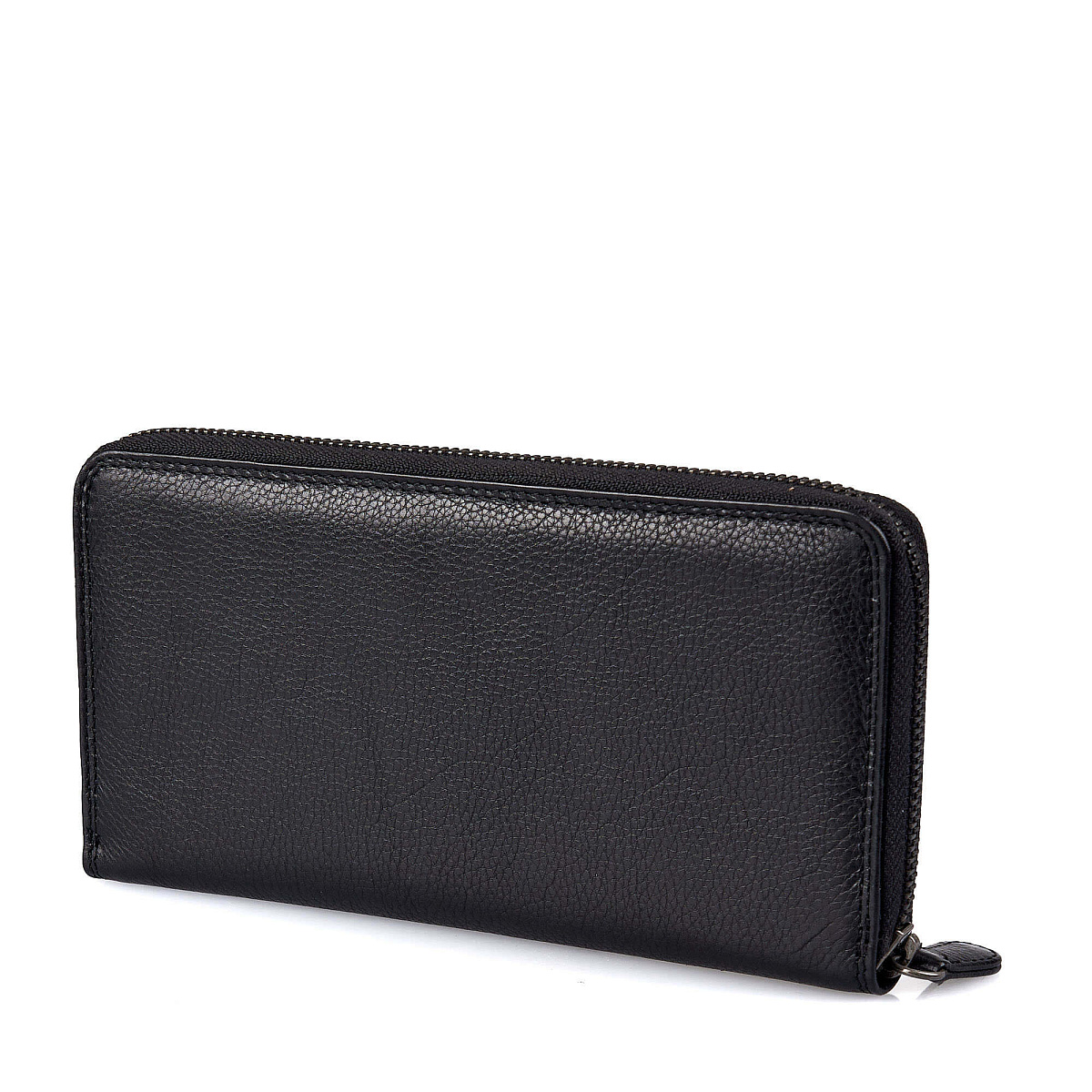 Портмоне Dr.Koffer из натуральной кожи черное