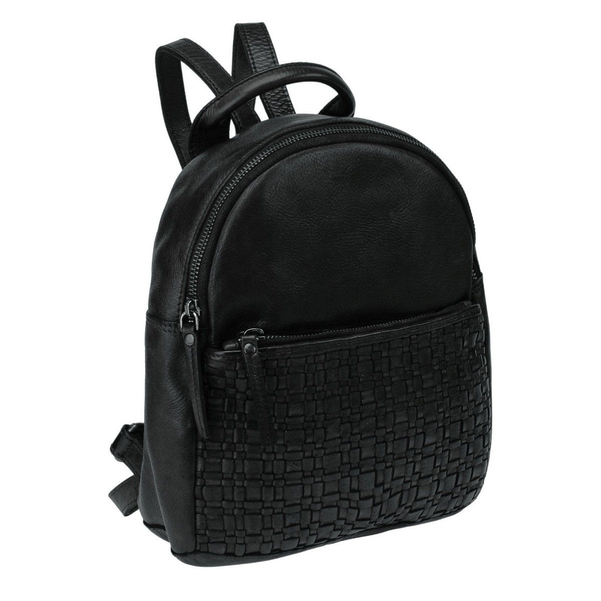 Рюкзак Dr.Koffer из натуральной кожи черный