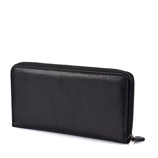 Портмоне Dr.Koffer из натуральной кожи черное