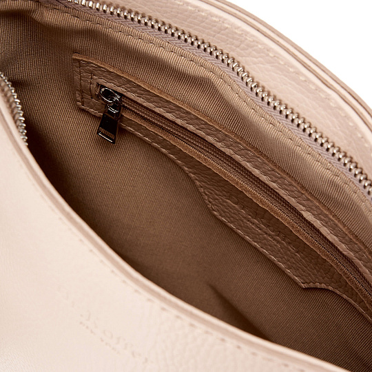 Женская сумка Dr. Koffer из натуральной кожи бежевая