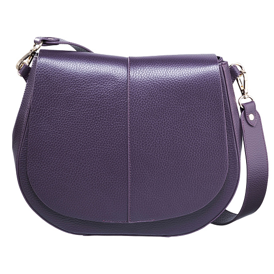 Женская сумка  Dr. Koffer из натуральной кожи фиолетовая