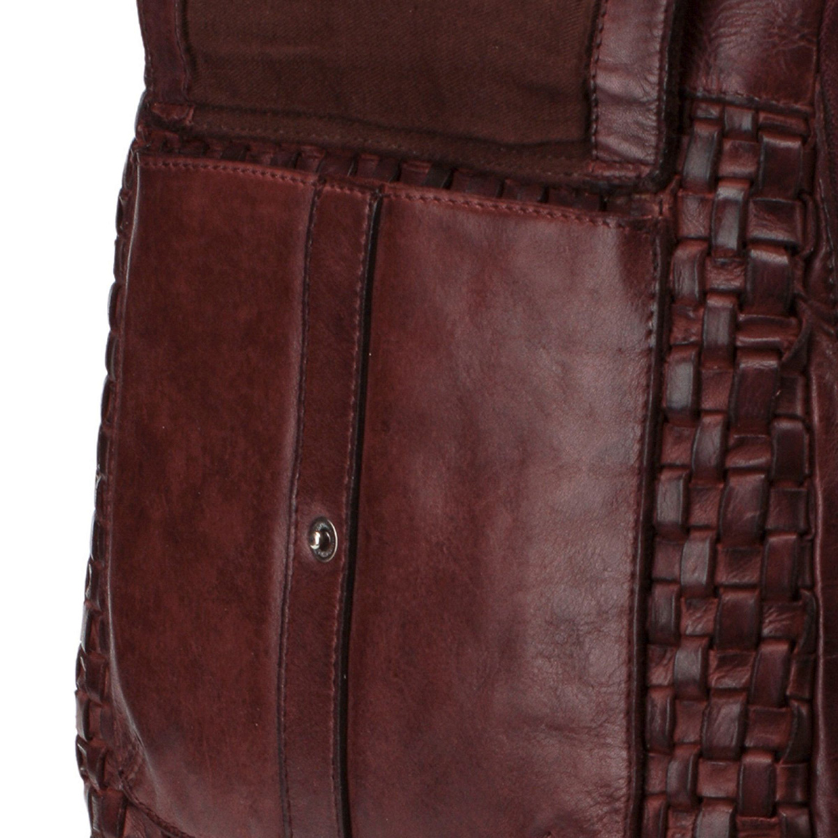 Рюкзак Dr.Koffer из натуральной кожи бордовый