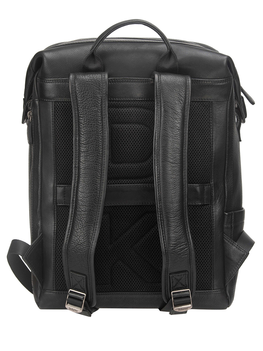 Рюкзак Dr. Koffer из натуральной кожи черный