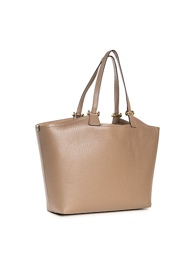 Женская сумка Dr. Koffer из натуральной кожи коричневая