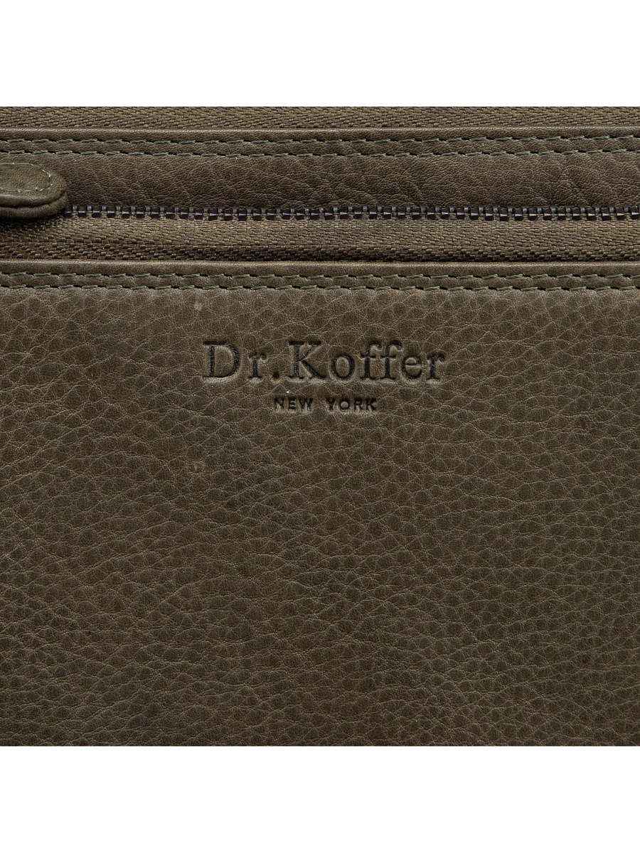 Портмоне Dr.Koffer из натуральной кожи коричневое