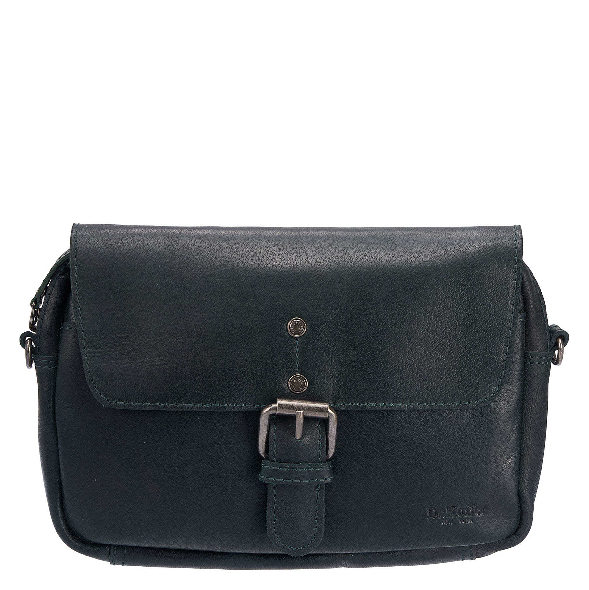 Женская сумка Dr.Koffer из натуральной кожи зеленая