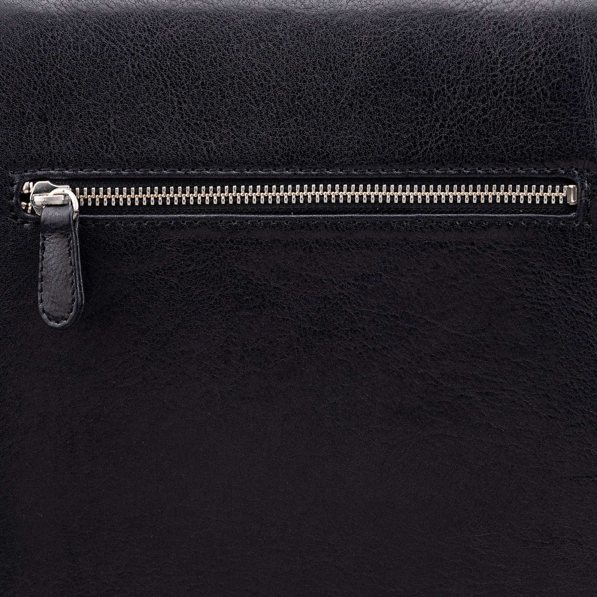 Сумка через плечо Dr.Koffer из натуральной кожи черная